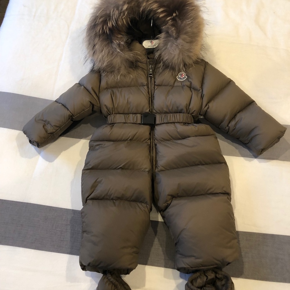 Moncler snow suit 6-9 months